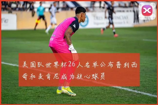 美国队世界杯26人名单公布普利西奇和麦肯尼成为核心球员